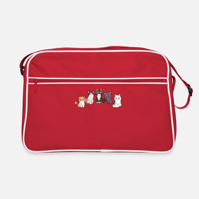 Cinq chatons mignons - Kawaii Cats Sac Retro