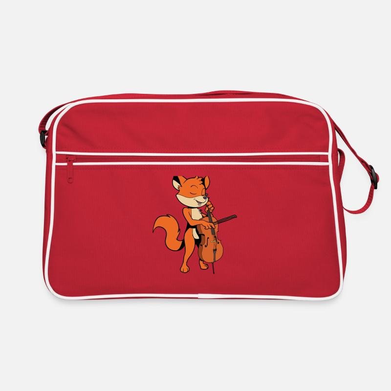 Comic Fuchs joue du violoncelle Sac Retro