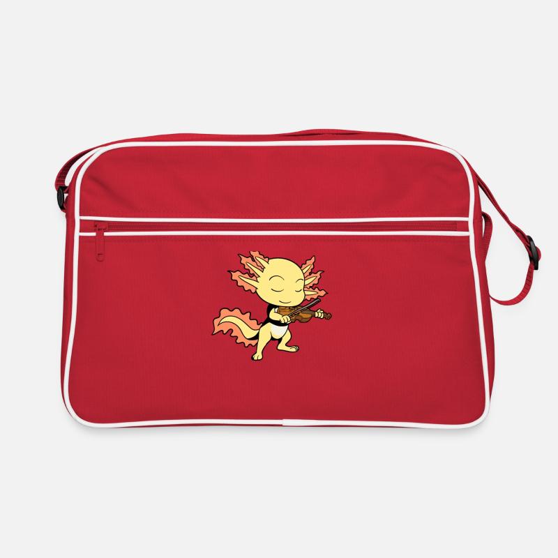 Comic Axolotl joue du violon Sac Retro