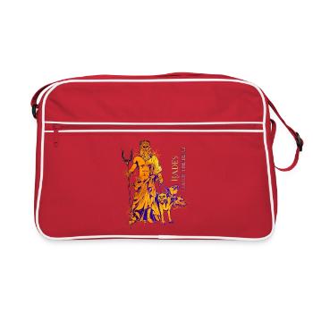God of the Underworld - Hades - Retro Bag - red/white - Front