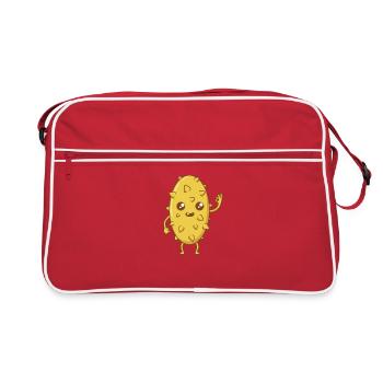 Kawaii Comic Kiwano - Sac Retro - rouge/blanc - Devant