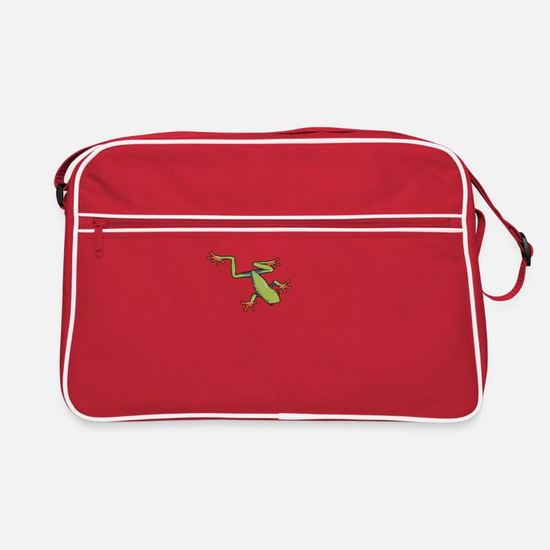 Rotaugenlaubfrosch Retro Tasche