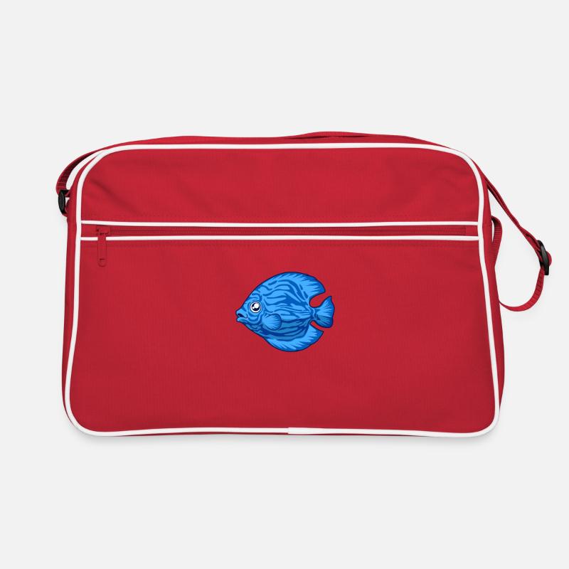 Kawaii discus fish Retro Bag
