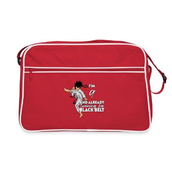 I'm 9 - Boy Karate - Retro Bag - red/white - Front