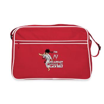 I'm 14 - Boys Karate - Retro Bag - red/white - Front