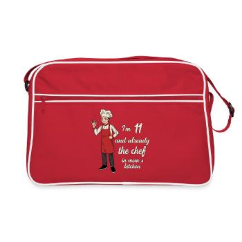 J’ai 11 ans - Jeune Chef - Sac Retro - rouge/blanc - Devant