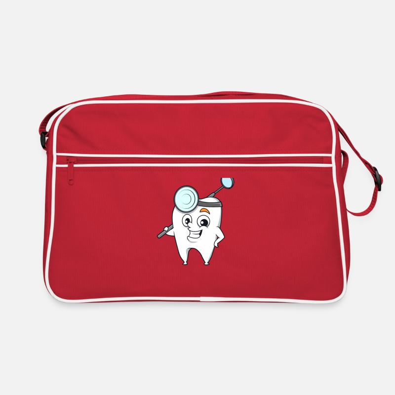 Cartoon Dentist Tooth Retro Bag
