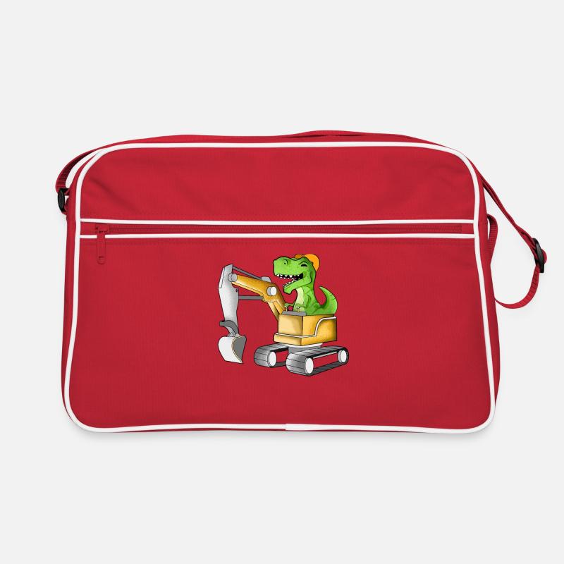 TREX drives excavator driver Retro Bag