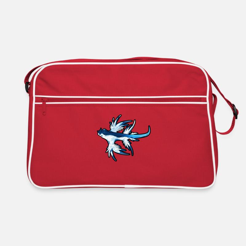 Zeichnung eines Glaucus Atlanticus Retro Tasche