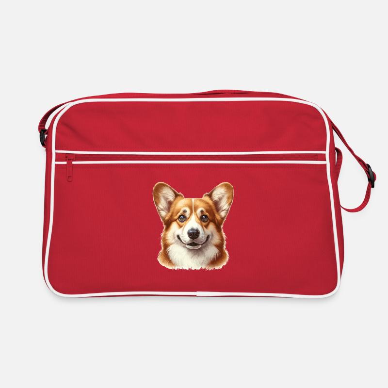 Visage de chien - Welsh Corgi Pembroke Sac Retro