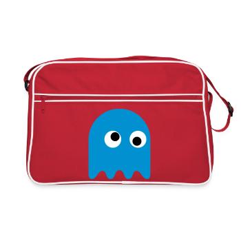 Game Classics Ghost - Retro Tasche - Rot/Weiß - Vorne
