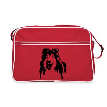 collie - Retro Bag - red/white - Front