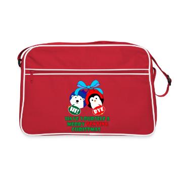 TEXTOS DÉCORATION DE NOËL - Sac Retro - rouge/blanc - Devant