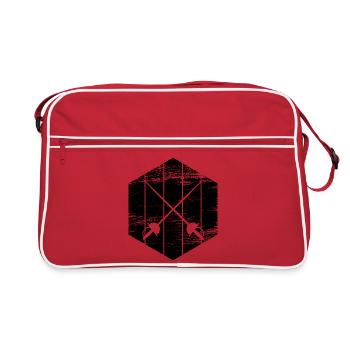 Fencing equipment - Retro Bag - red/white - Front