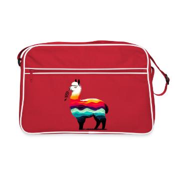 Alpaca - Retro Bag - red/white - Front