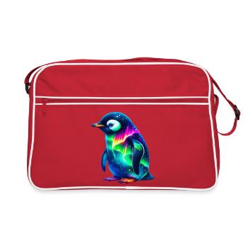 Manchot aurore boréale - Sac Retro - rouge/blanc - Devant