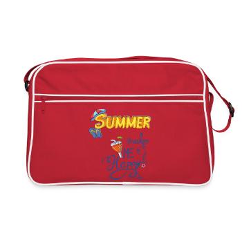 Été - Sac Retro - rouge/blanc - Devant