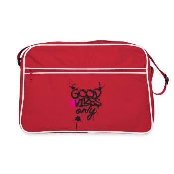 positive energy - Retro Bag - red/white - Front