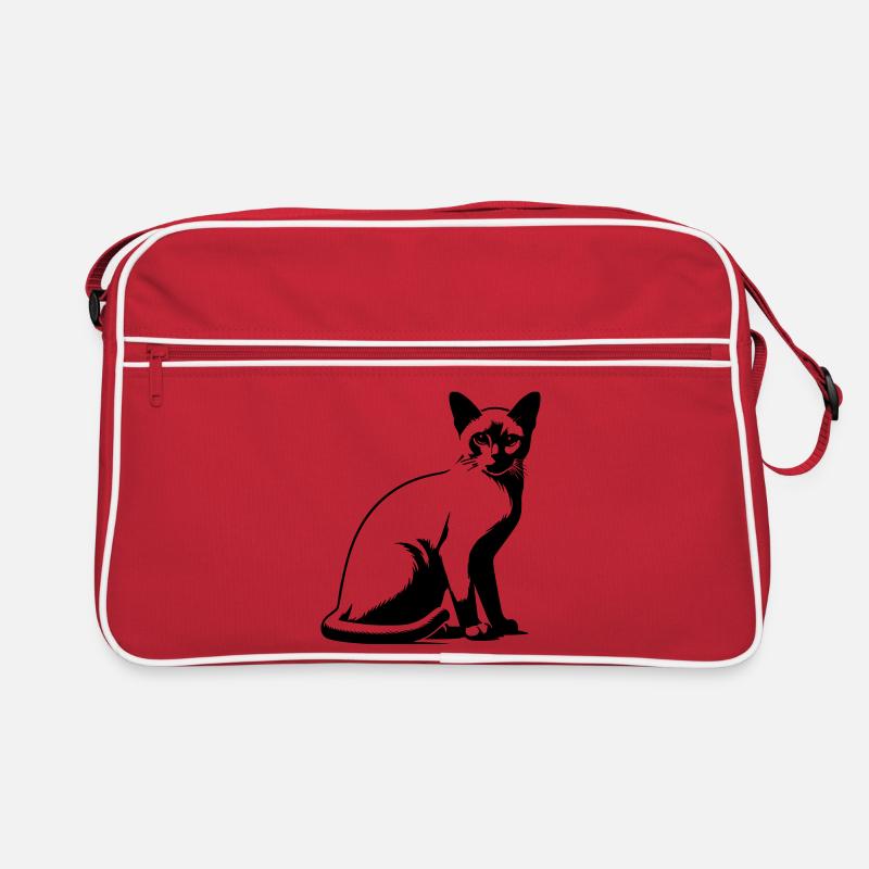 Burmakatze Retro Tasche