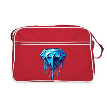 Diamant - Sac Retro - rouge/blanc - Devant