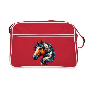 Cheval - Sac Retro - rouge/blanc - Devant