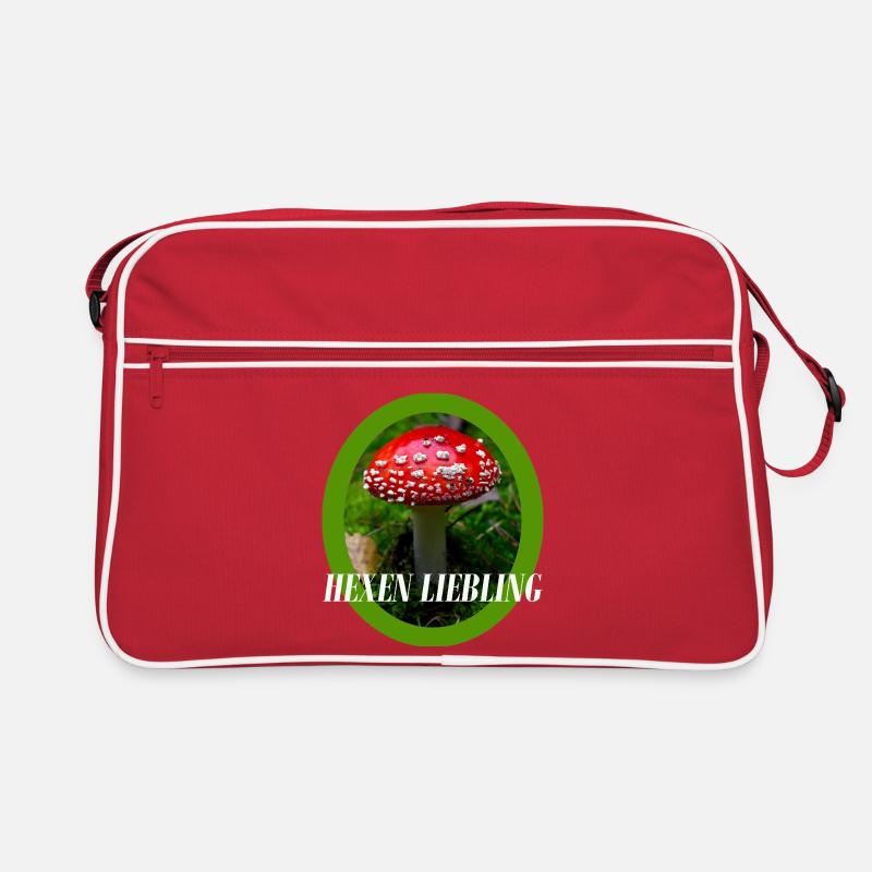 Fliegenpilz Design  - Retro Tasche - Rot/Weiß