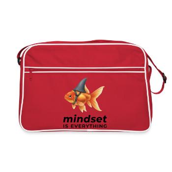 Casque Goldfish Mindset - Sac Retro - rouge/blanc - Devant