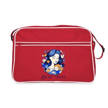 Best Mom - Retro Bag - red/white - Front