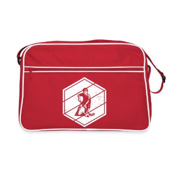 Short and clear floorball - Retro Bag - red/white - Front