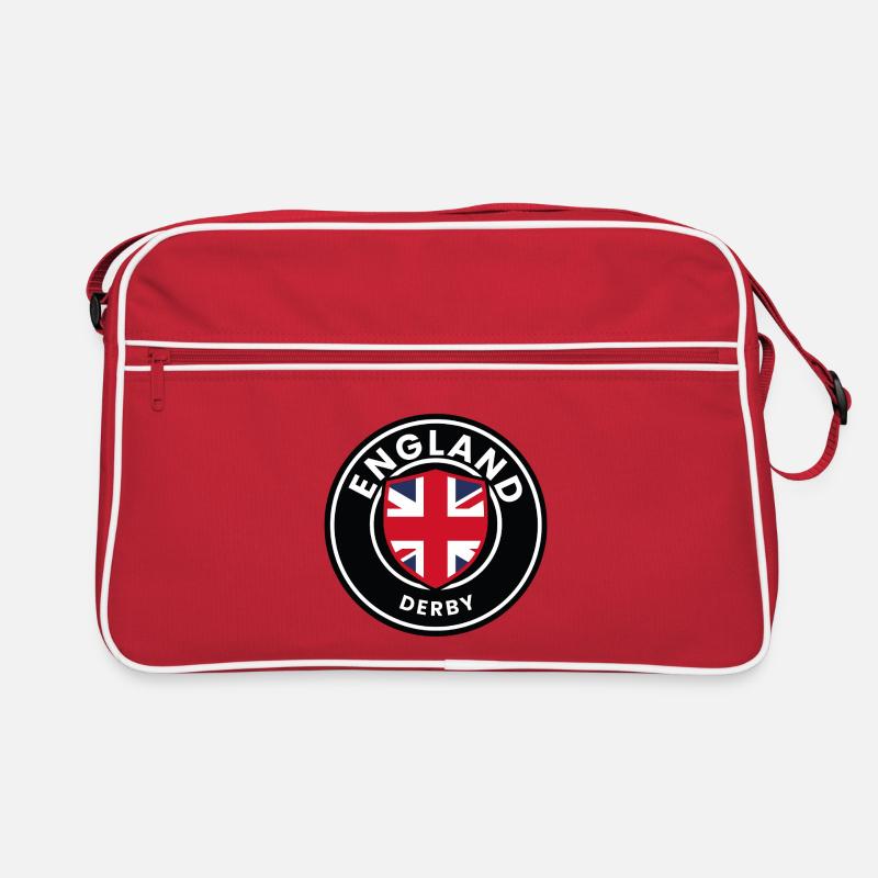 Emblème du Derby d’Angleterre - Sac Retro - rouge/blanc