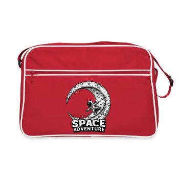 Cosmic Surf – Space Adventure Ride - Retro Bag - red/white - Front