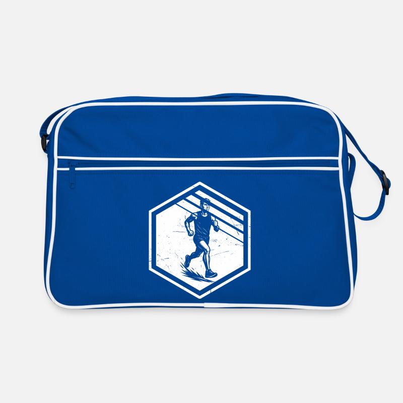 Modern Running Artwork Retro Bag
