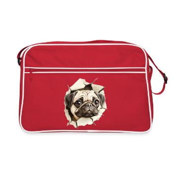 Carlin - Sac Retro - rouge/blanc - Devant