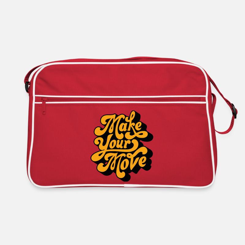 Mach deinen Zug Retro Tasche