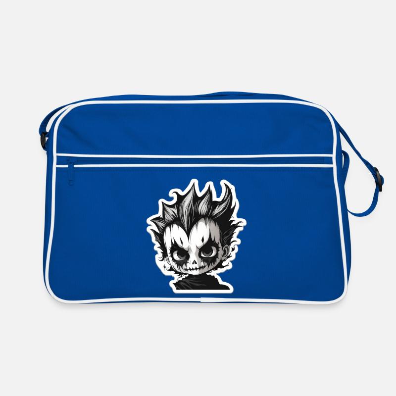 Chibi crâne épineux Sac Retro