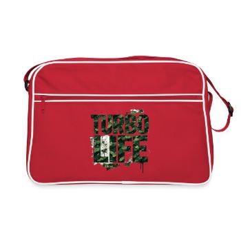 Turbo Life Camouflage Lettres, style militaire - Sac Retro - rouge/blanc - Devant