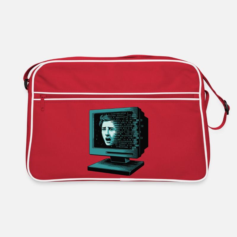 IA rétroglitch Retroglitch Computer Terror Sac Retro