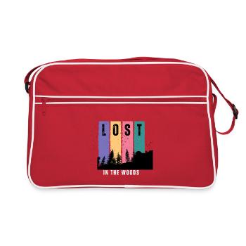 Lost In  Woods - Retro Bag - red/white - Front