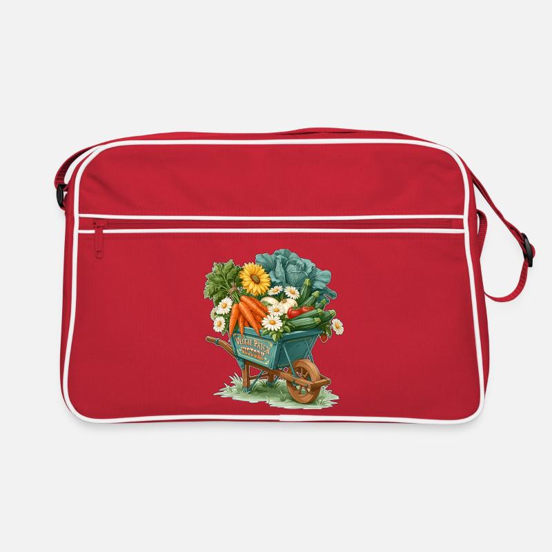 Veggie Patch Victory Garden Schubkarre Retro Tasche