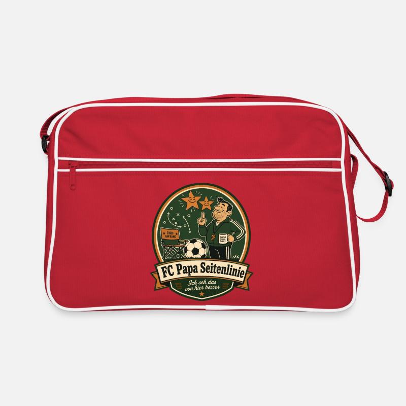 FC Papa Seitenlinie Retro Tasche