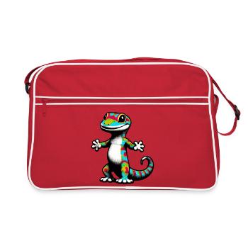 Gecko - Retro Bag - red/white - Front