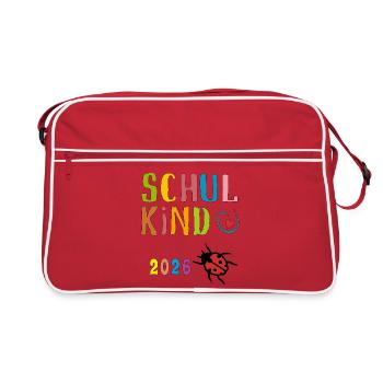 Schoolchild 2026 - Retro Bag - red/white - Front