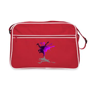 Hip Hop - Sac Retro - rouge/blanc - Devant