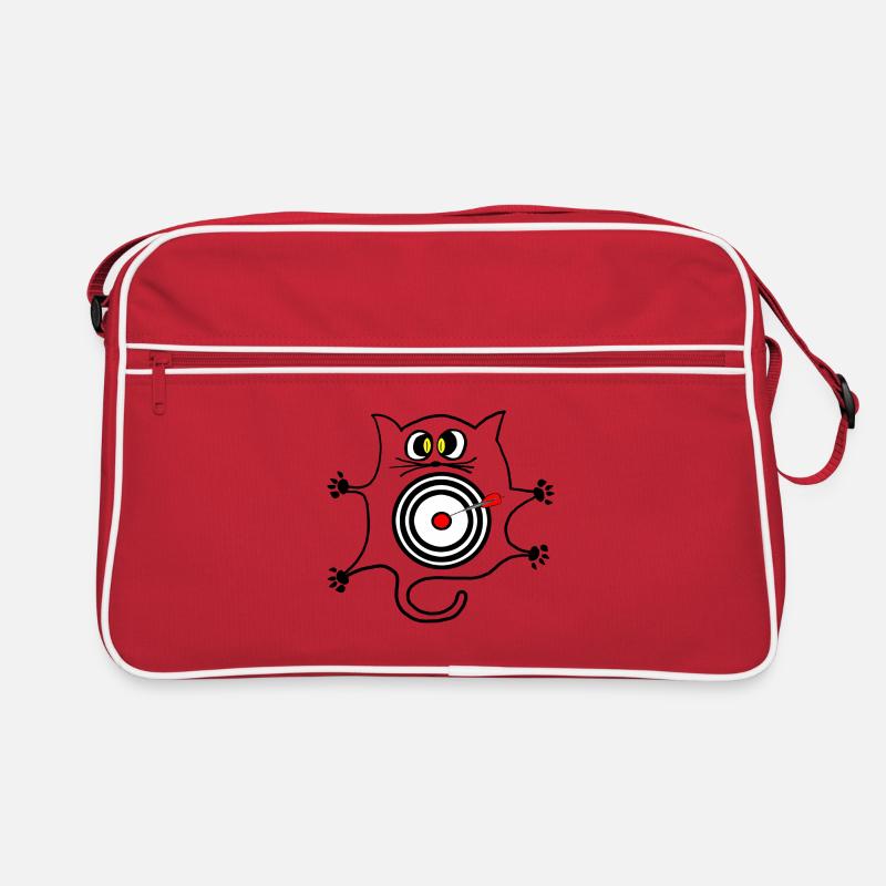 Cat darts Retro Bag