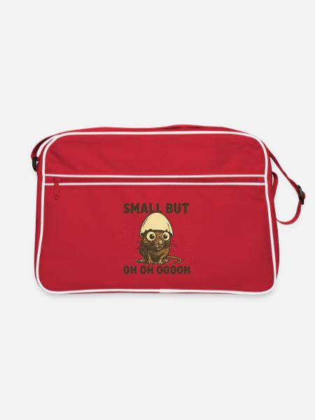 Maus - Retro Tasche - Rot/Weiß - Vorne