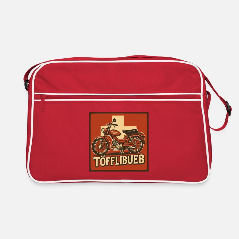 Töfflibueb Motorrad Retro Tasche