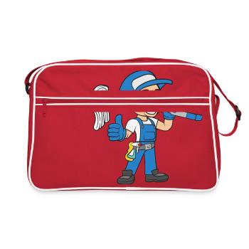 Nettoyeur de vitres - Sac Retro - rouge/blanc - Devant
