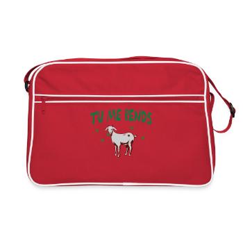 Tu me rends chèvre. - Sac Retro - rouge/blanc - Devant