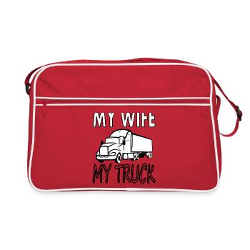 Camion camion renard - Sac Retro - rouge/blanc - Devant