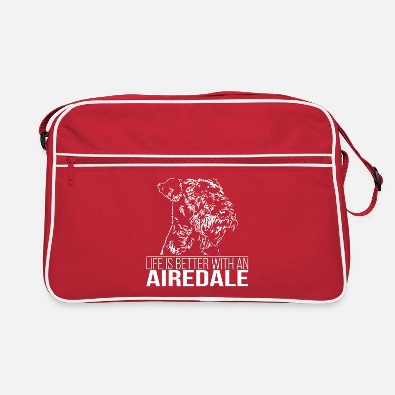 AIREDALE Life is better Sac Retro